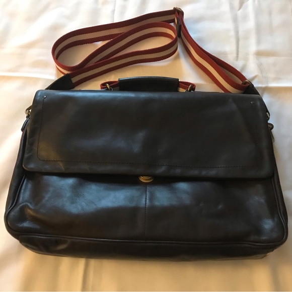 Ballys Brown Leather Satchell - Picture 3 of 12